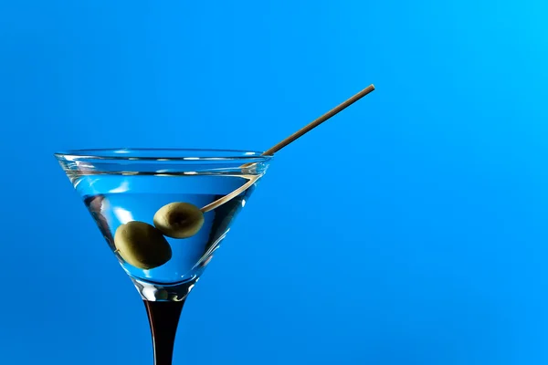 Glass with martini