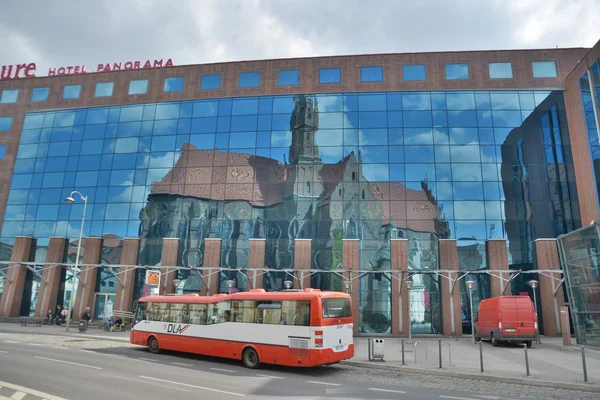 Wroclaw city street view