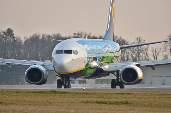 Ryanair plane in special painting