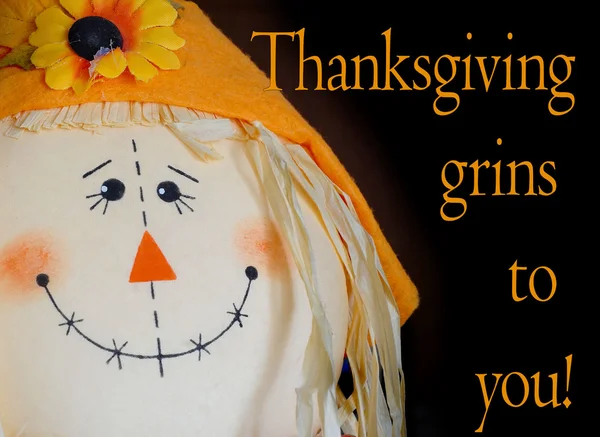 Thanksgiving Scarecrow Card