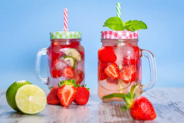 Summer strawberry lemonade