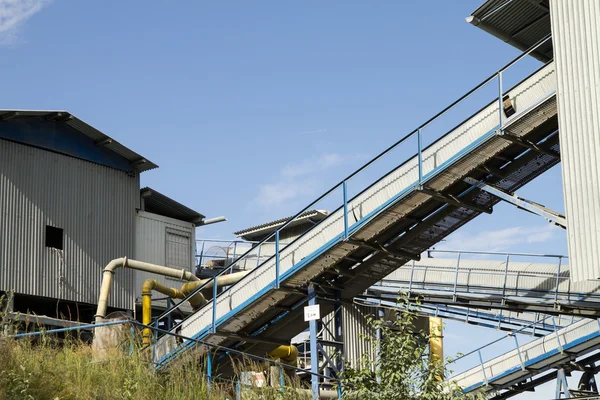 Quarry with modern crushing and screening equipment