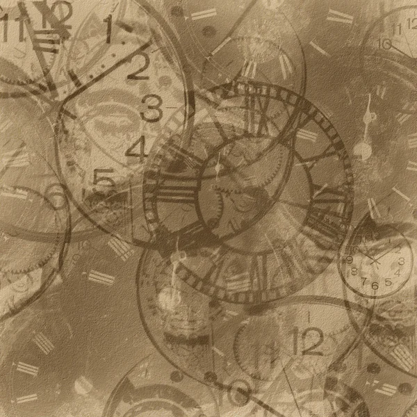Abstract vintage clock background