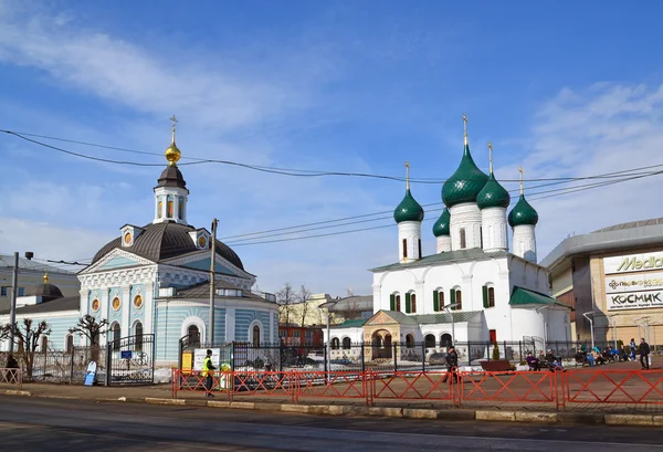 Russia, Yaroslavl-March 29.2016.  Church of  Presentation of the Lord and the Church of the Ascension