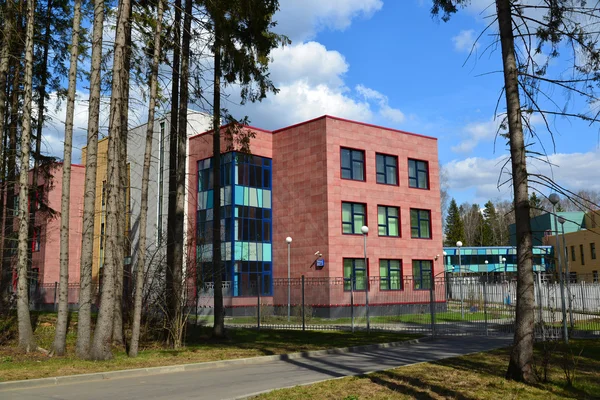 Moscow, Russia-April 24.2016. New City School in 23 district of Zelenograd