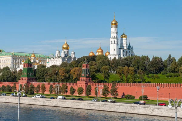 MOSCOW, RUSSIA - 21.09.2015.  the Moscow Kremlin and  waterfront, Russia