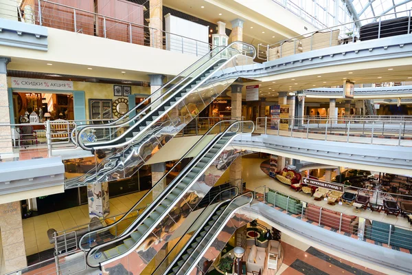 MOSCOW, RUSSIA - MARCH 05 2015: Interior Furniture shopping complex Grand. Furniture shopping mall GRAND - the largest specialty shop in Russia and Europe.