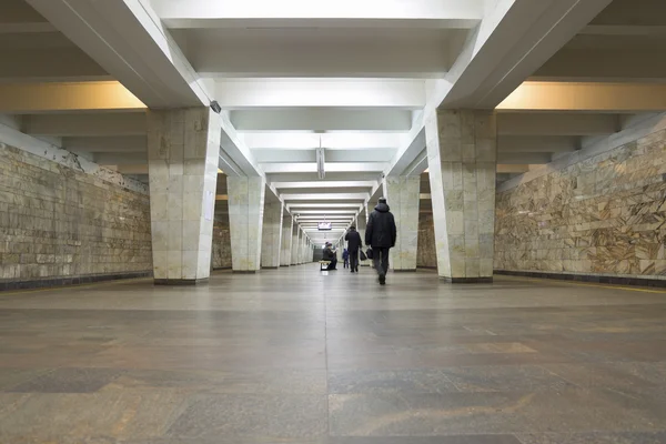 Nizhny Novgorod, RUSSIA - November 02.2015. The interior of  subway station Dvigatel Revolutsii