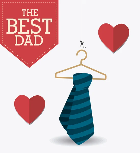 Happy fathers day card design.