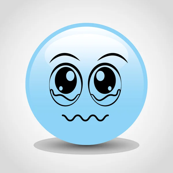 Emoticon, sad face icon