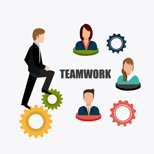 Business teamwork design.