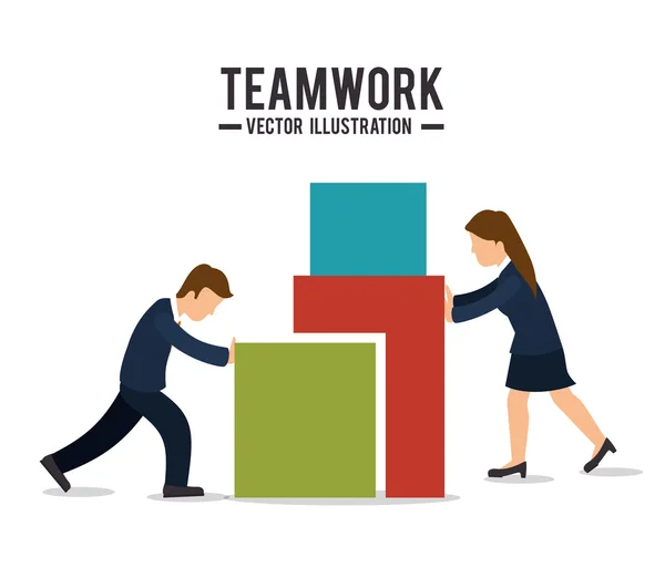 Business teamwork graphic