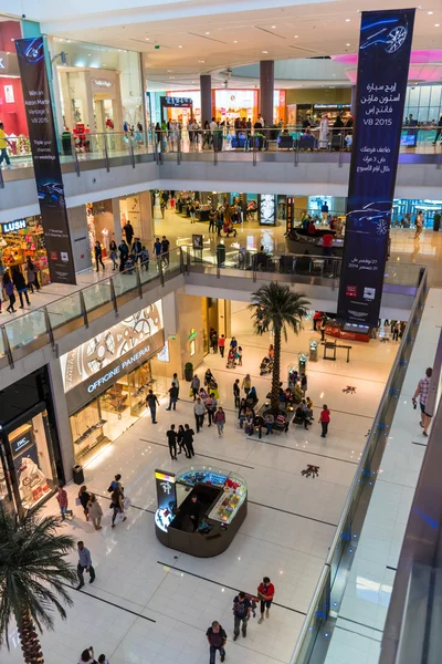 People shopping on Dubai Mall store center