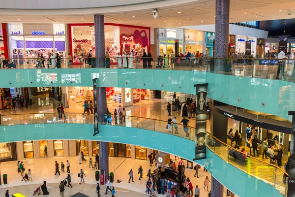 People shopping on Dubai Mall