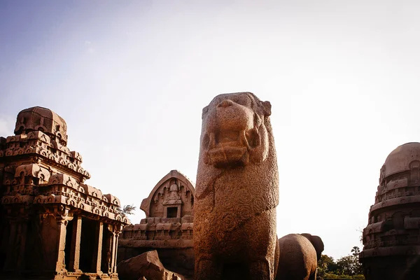 One of the ancient architectural wonders of the Pallava kings in