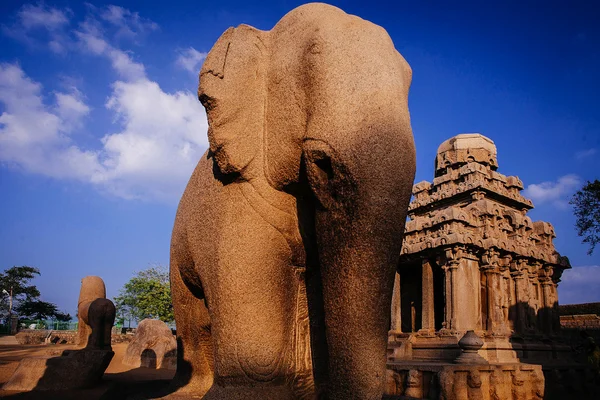 One of the ancient architectural wonders of the Pallava kings in