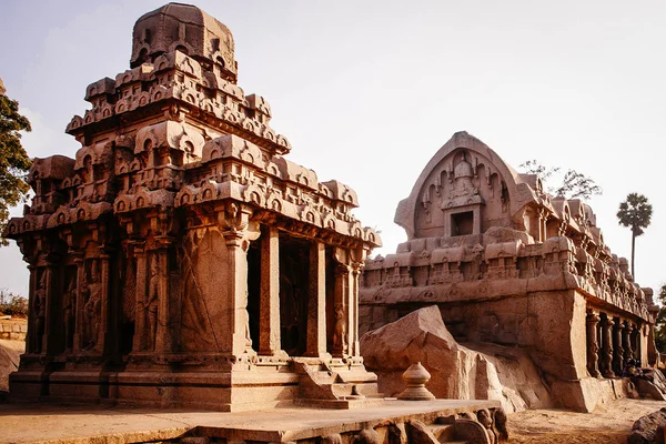 One of the ancient architectural wonders of the Pallava kings in