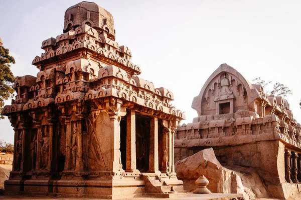 One of the ancient architectural wonders of the Pallava kings in