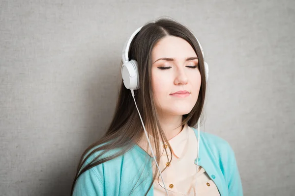 Girl listening to music