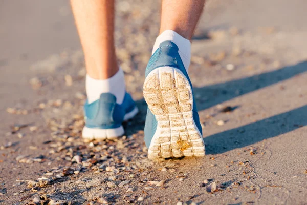 Athlete feet running