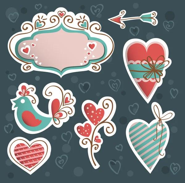 Valentine's icon vector set