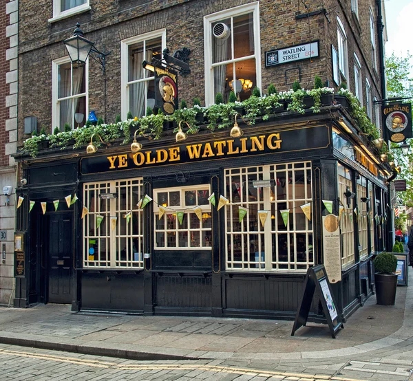 Typical British pub in London