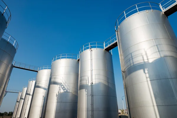 Oil tank in the refinery