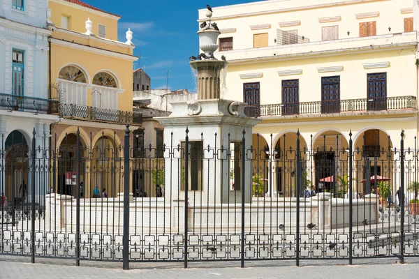 Colonial architecture at Plaza Vieja