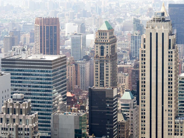 Urban scene with skyscrapers in New York City