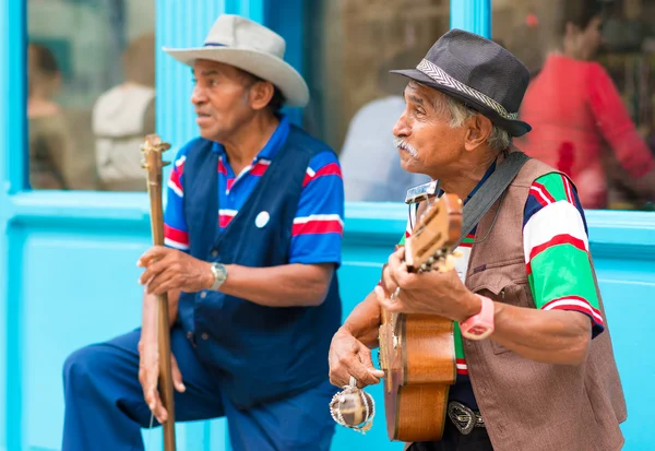Musicians playing traditional music in Old Havana