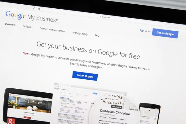 Google My Business Website
