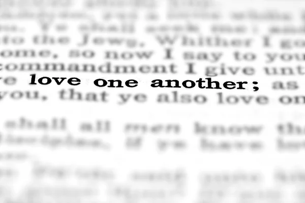 New Testament Scripture Quote Love One Another