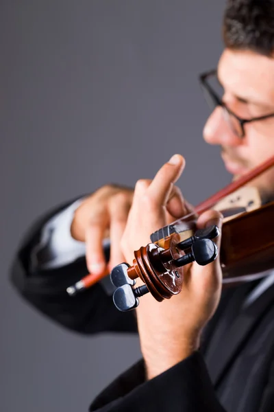 Violinist  playing violin