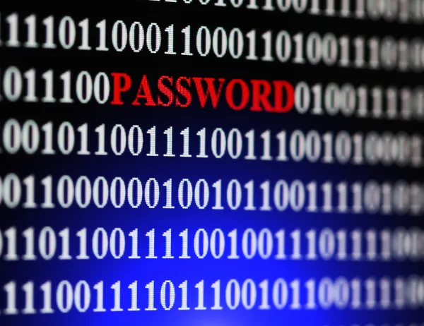 Password word among digital numbers