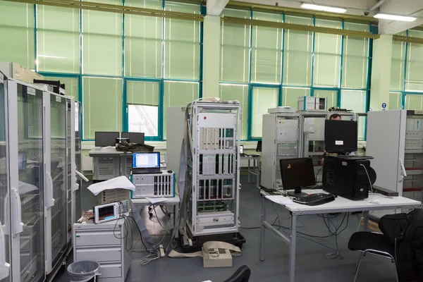 Production of electronic components at high-tech factory