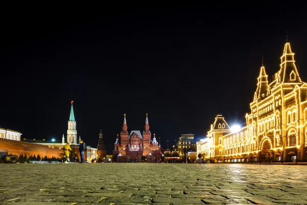 Nighttime view of Red Square