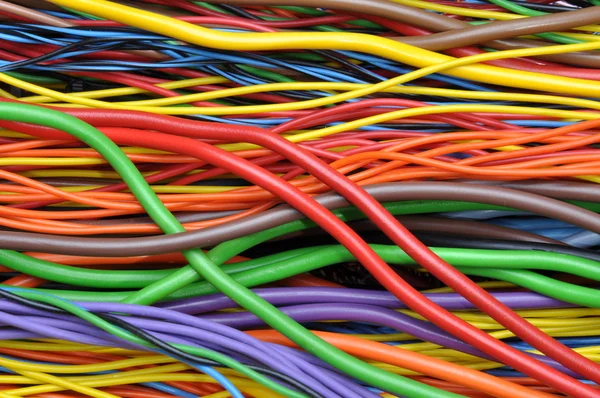 Colored electrical cables and wires