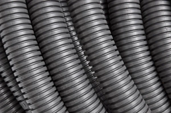 Black corrugated pipes