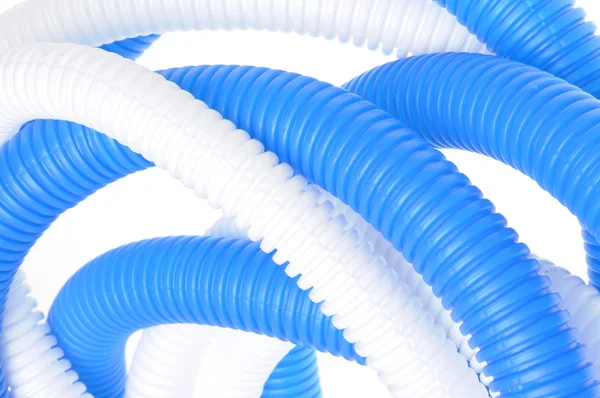 Flexible plastic corrugated pipes
