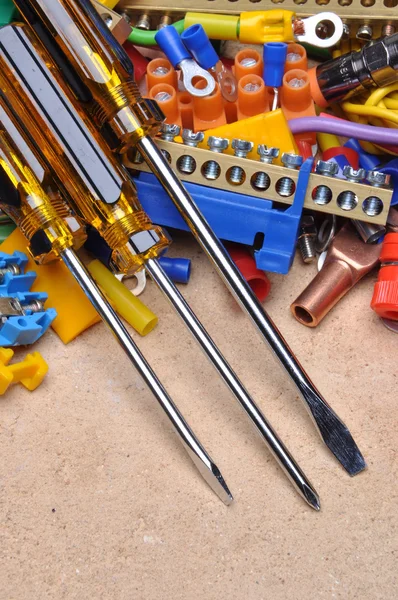 Screwdrivers and component for electrical installation