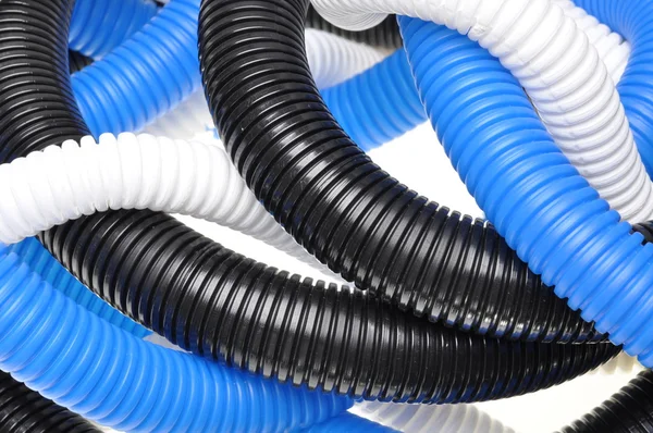 Plastic corrugated pipes