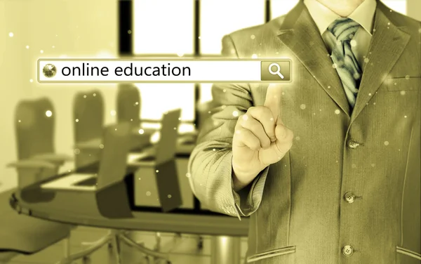 Online education in search bar