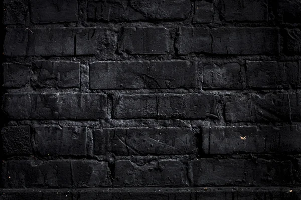 Black brick wall