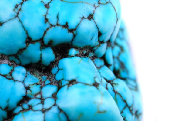 Turquoise mineral isolated