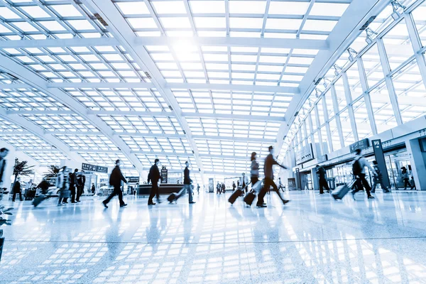 Passenger in high speed rail station