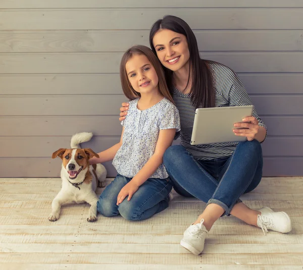 Mom and daughter