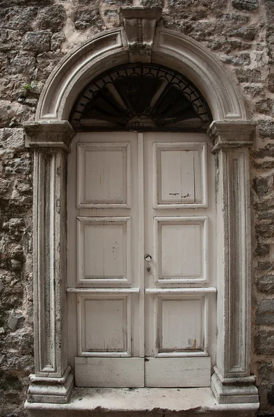 Old door with stone door aperture