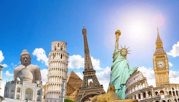 Famous landmarks of the world