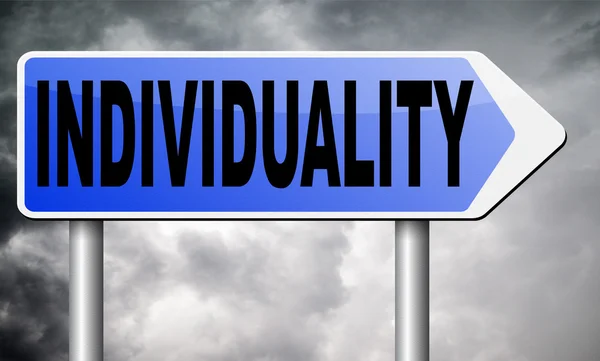 Individuality road sign