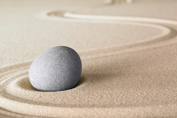 Japanese zen garden stone